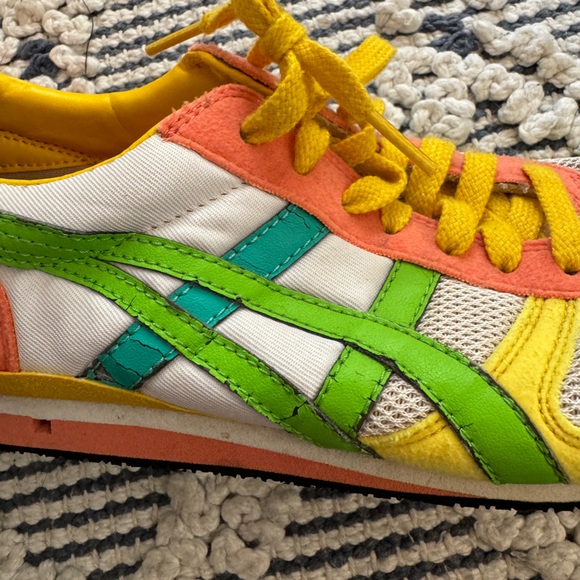 Asics Onitsuka Tiger Ultimate Athletic Running Shoes Women Sz 8.5 Color block - Picture 7 of 8